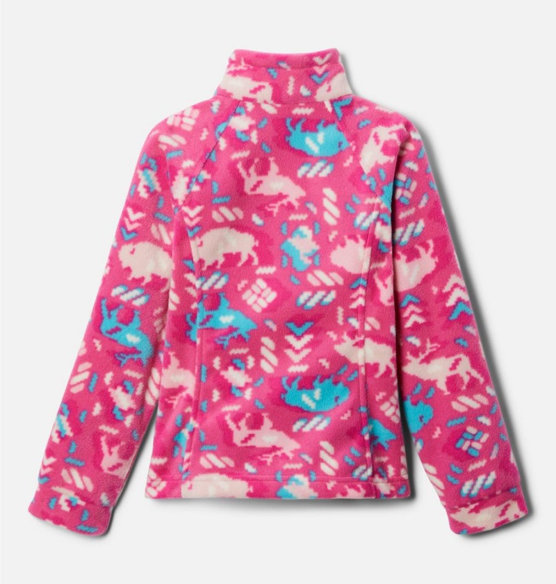 Pink Columbia Benton Springs II Printed Fleece Kids' Jacket | 39862KHMI