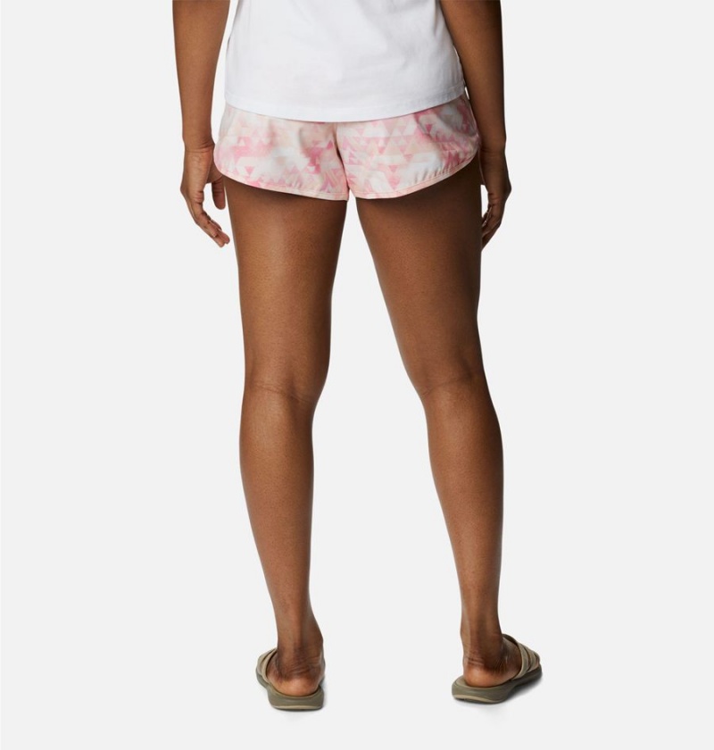 Pink Columbia Bogata Bay Stretch Printed Women's Shorts | 53082SWLP