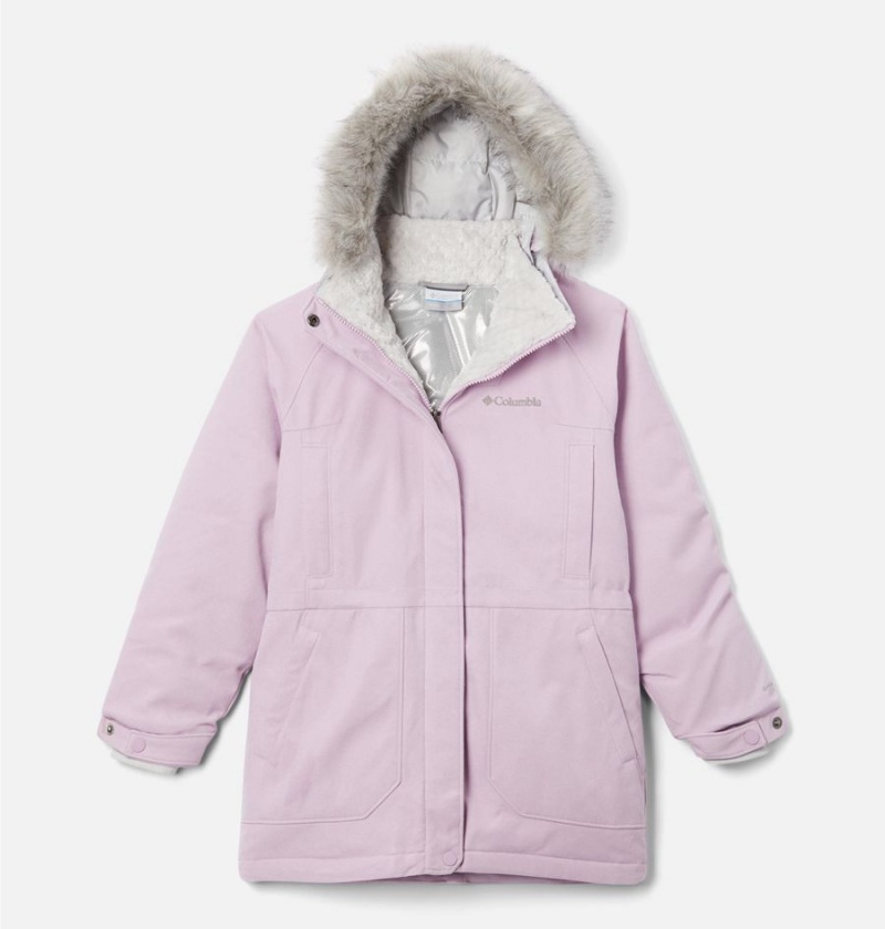 Pink Columbia Boundary Bay Down Parka Kids\' Jacket | 70589FQHB