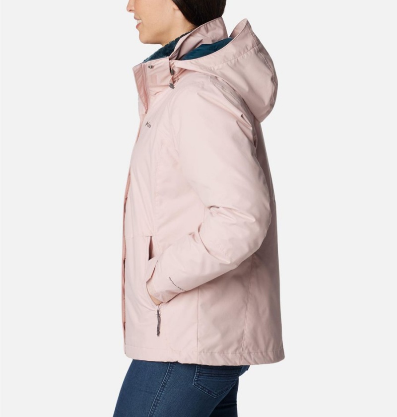 Pink Columbia Bugaboo II Fleece Interchange Women's Ski Jacket | 71532NIED