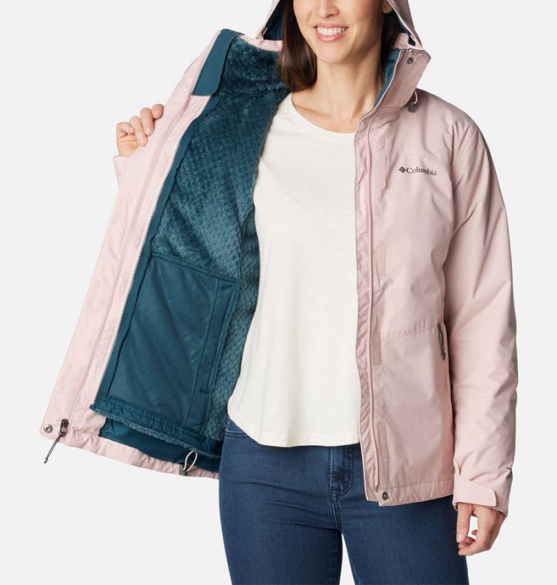 Pink Columbia Bugaboo II Fleece Interchange Women's Ski Jacket | 71532NIED