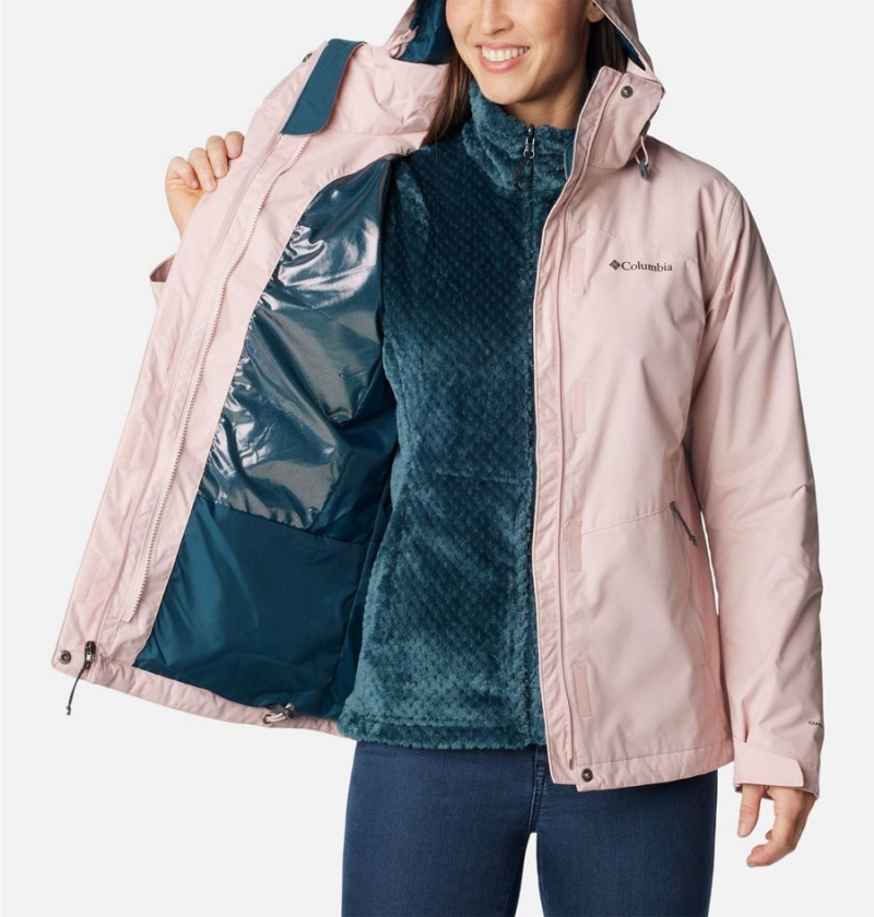 Pink Columbia Bugaboo II Fleece Interchange Women's Ski Jacket | 71532NIED