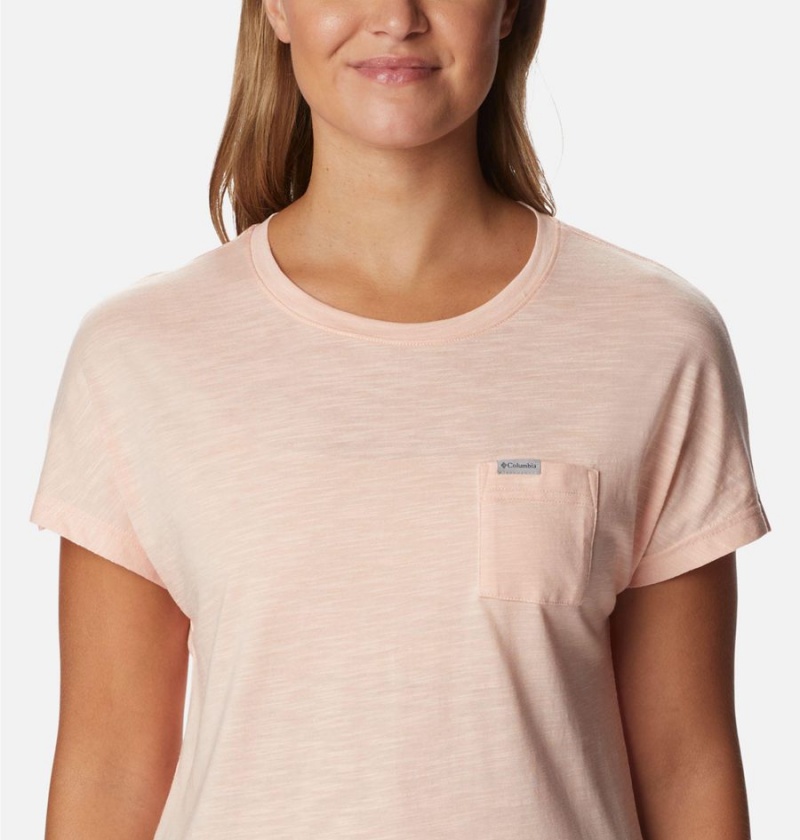 Pink Columbia Cades Cape Women's T-Shirt | 70195BODY