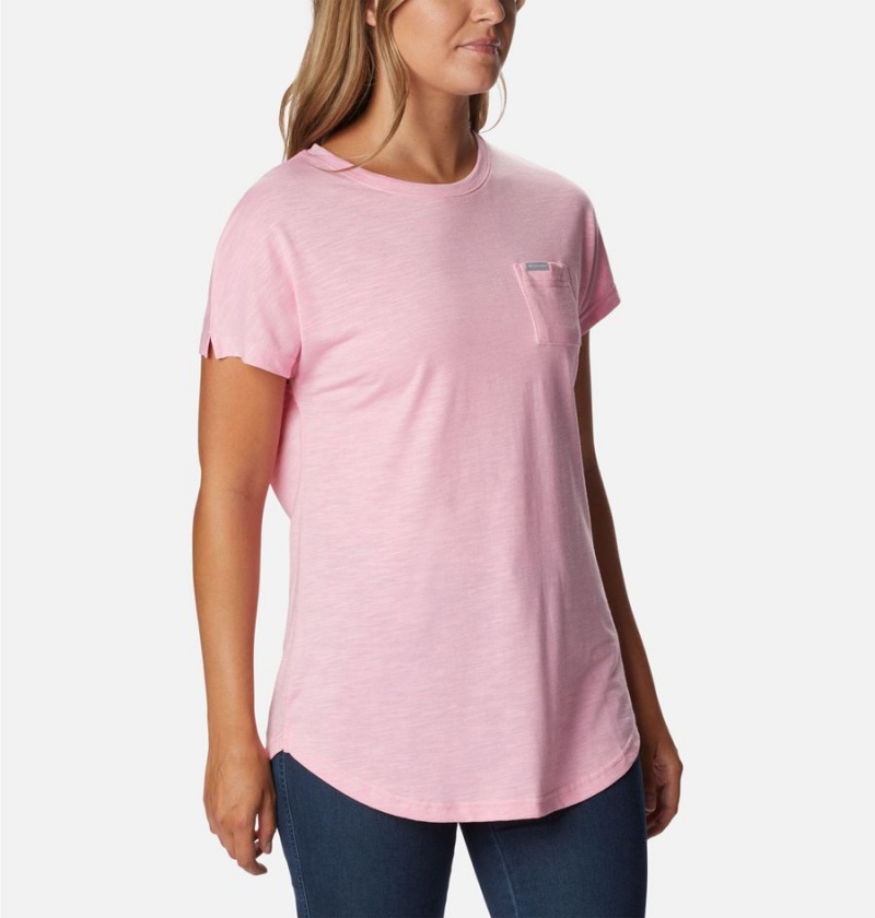 Pink Columbia Cades Cape Women's T-Shirt | 65284CAQK