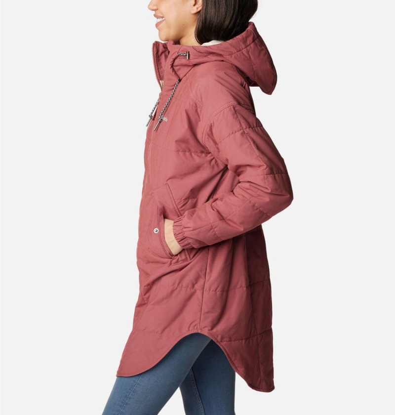 Pink Columbia Chatfield Hill Novelty Women's Coats | 92751DTHK