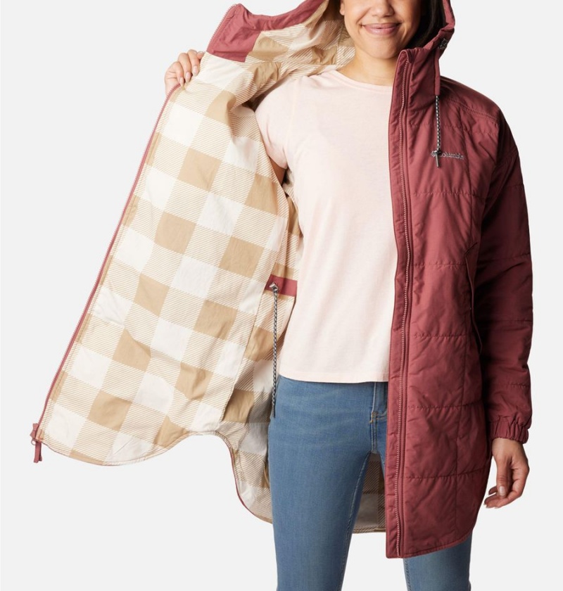 Pink Columbia Chatfield Hill Novelty Women's Coats | 92751DTHK