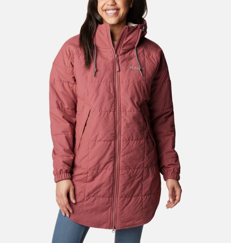 Pink Columbia Chatfield Hill Novelty Women\'s Coats | 92751DTHK