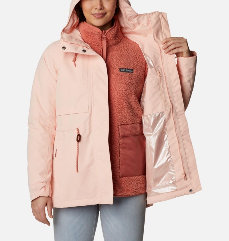 Pink Columbia Drop Ridge Interchange Women's 3 In 1 Jackets | 38615XFLT