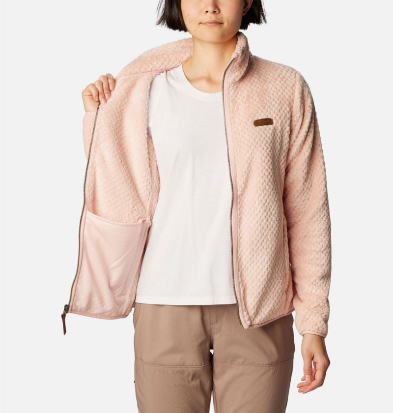 Pink Columbia Fire Side II Sherpa Full Zip Women's Fleece Jacket | 32589TOKF