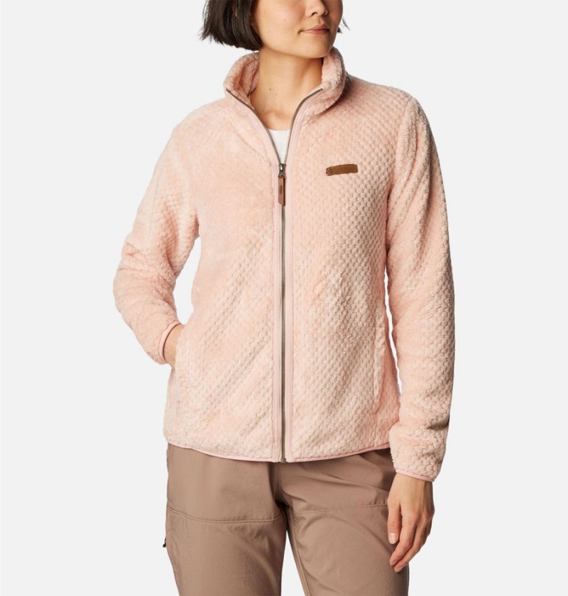 Pink Columbia Fire Side II Sherpa Full Zip Women\'s Fleece Jacket | 32589TOKF