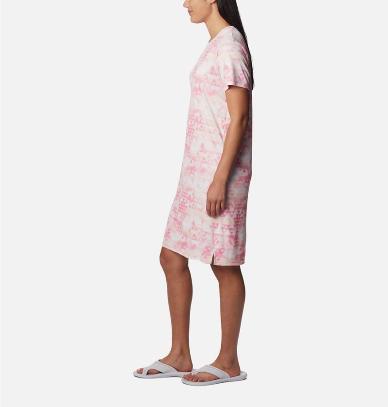 Pink Columbia Fork Stream Women's Dress | 16387JAIM