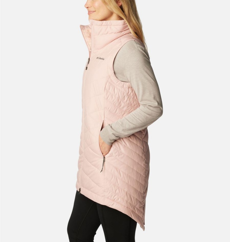 Pink Columbia Heavenly Long Women's Vest | 13682CULO