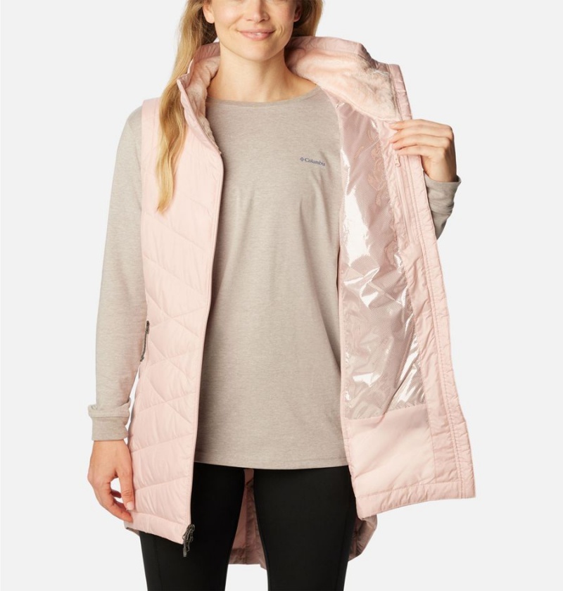 Pink Columbia Heavenly Long Women's Vest | 13682CULO