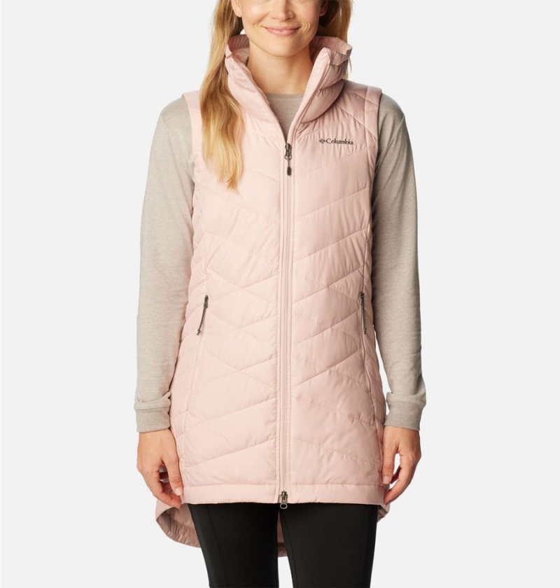 Pink Columbia Heavenly Long Women\'s Vest | 13682CULO