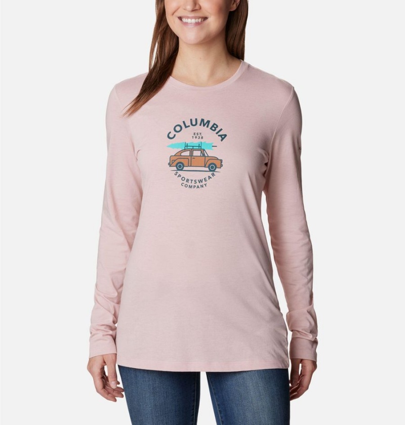 Pink Columbia Hidden Haven Long Sleeve Women\'s T-Shirt | 31820KYQC