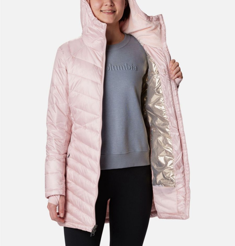 Pink Columbia Joy Peak Mid Insulated Hooded Women's Puffer Jacket | 42951ZBIP