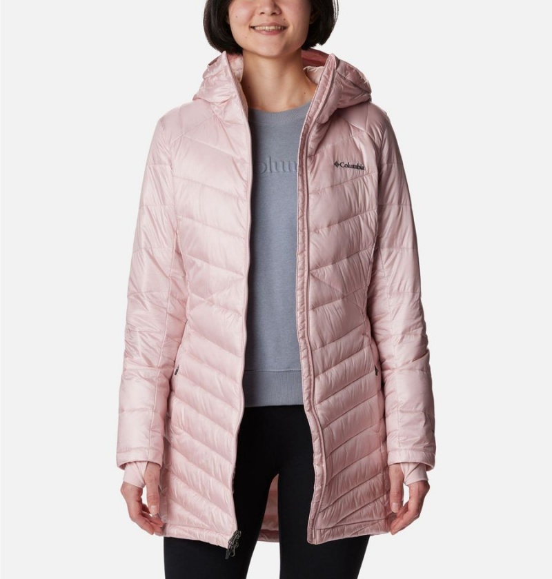 Pink Columbia Joy Peak Mid Insulated Hooded Women's Puffer Jacket | 42951ZBIP