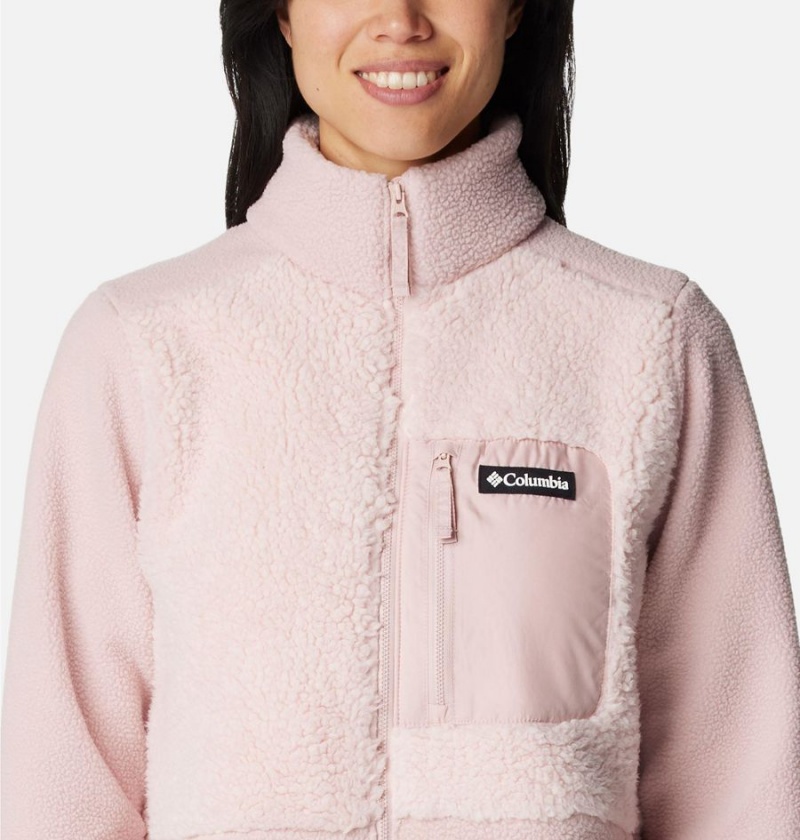 Pink Columbia Lodge Sherpa Full Zip Women's Fleece Jacket | 41279XWEH