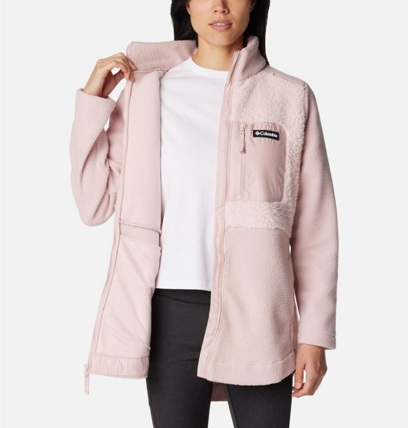 Pink Columbia Lodge Sherpa Full Zip Women's Fleece Jacket | 41279XWEH