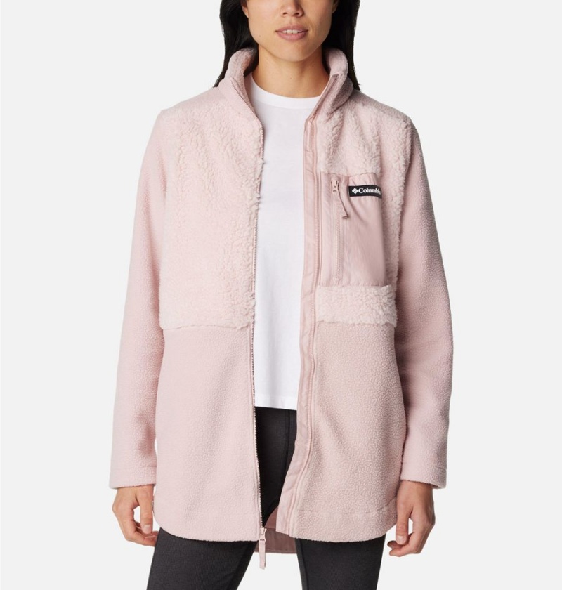 Pink Columbia Lodge Sherpa Full Zip Women's Fleece Jacket | 41279XWEH