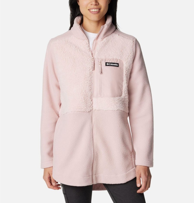 Pink Columbia Lodge Sherpa Full Zip Women\'s Fleece Jacket | 41279XWEH