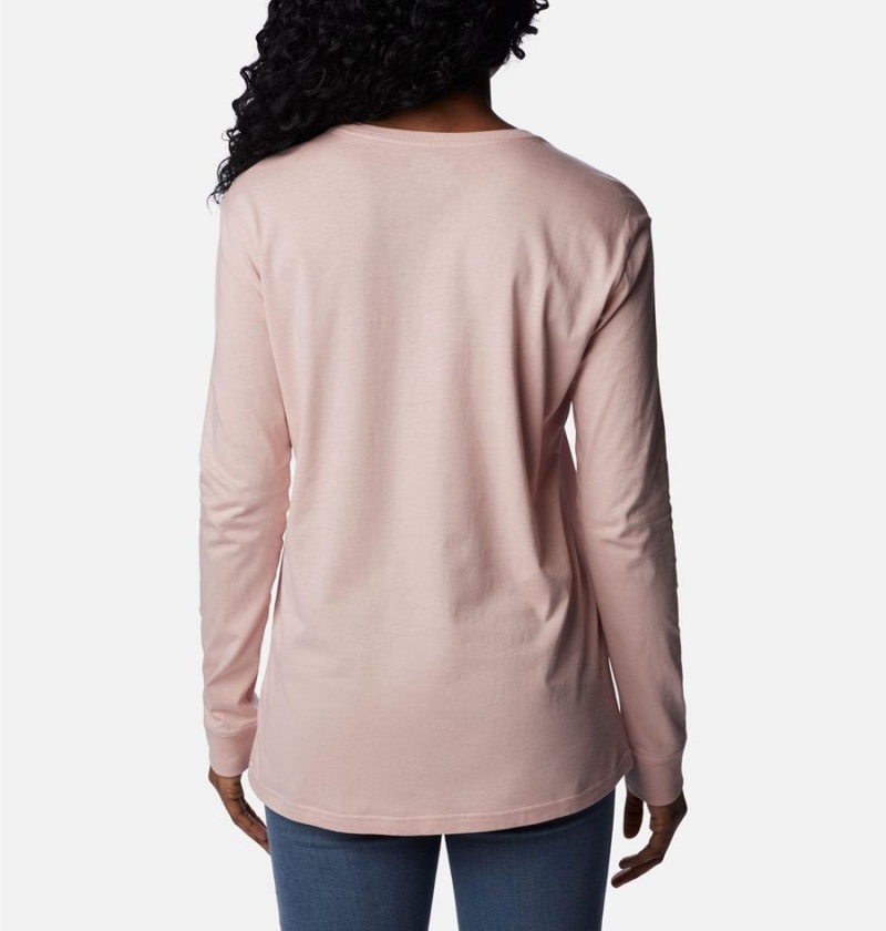 Pink Columbia North Cascades Long Sleeve Women's T-Shirt | 65042AFHQ