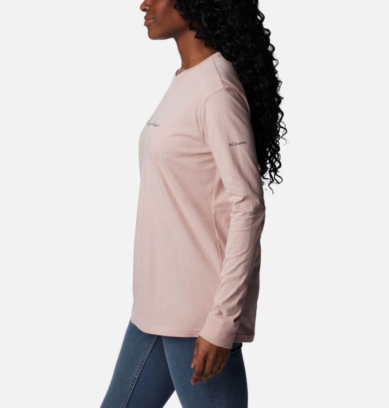 Pink Columbia North Cascades Long Sleeve Women's T-Shirt | 65042AFHQ