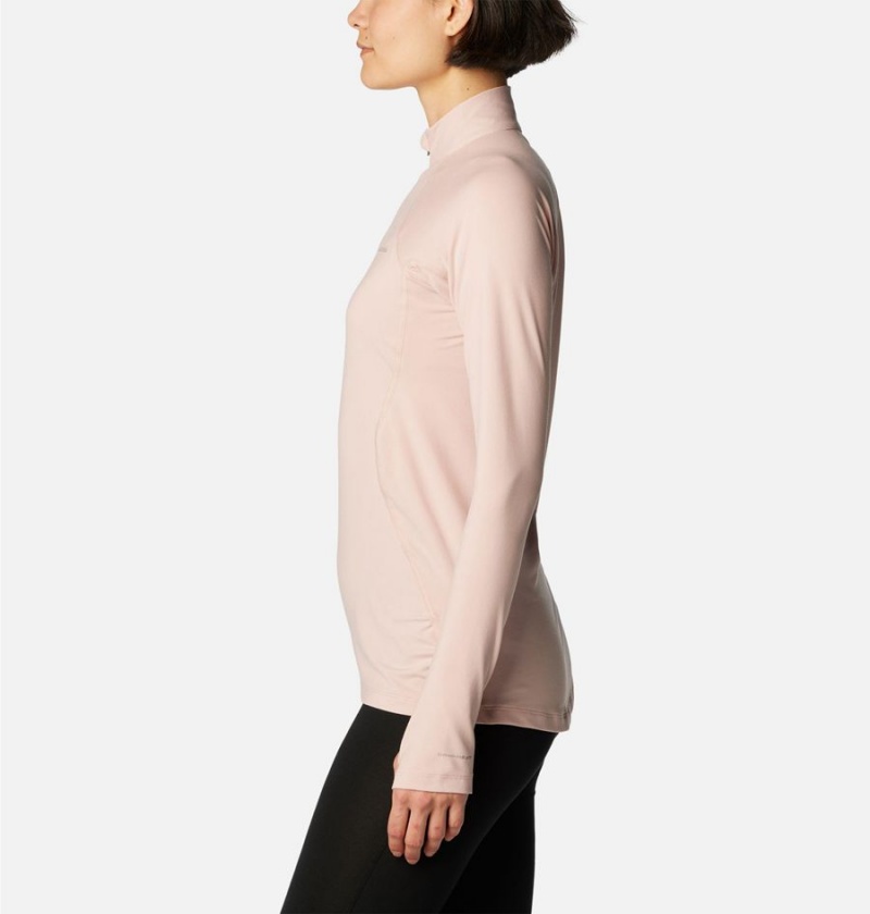 Pink Columbia Omni Heat Midweight Baselayer Half Zip Women's T-Shirt | 18460ISED