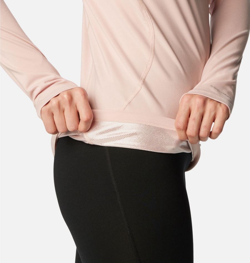 Pink Columbia Omni Heat Midweight Baselayer Half Zip Women's T-Shirt | 18460ISED