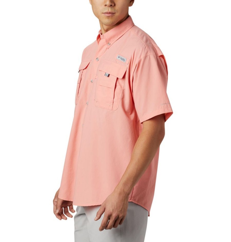 Pink Columbia PFG Bahama II Short Sleeve Men's Shirt | 42631HINW