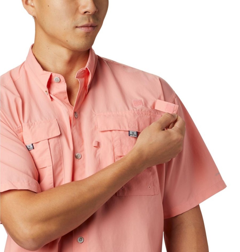 Pink Columbia PFG Bahama II Short Sleeve Men's Shirt | 42631HINW