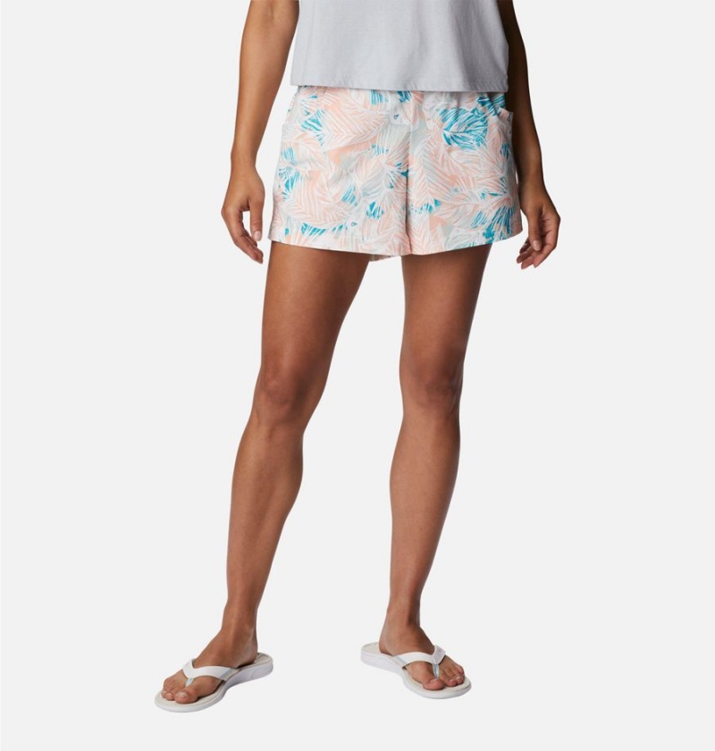 Pink Columbia PFG Super Slack Water Stretch Water Women\'s Shorts | 64139HIYQ