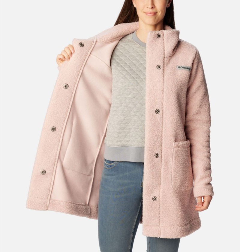 Pink Columbia Panorama Long Women's Fleece Jacket | 10452JRKA