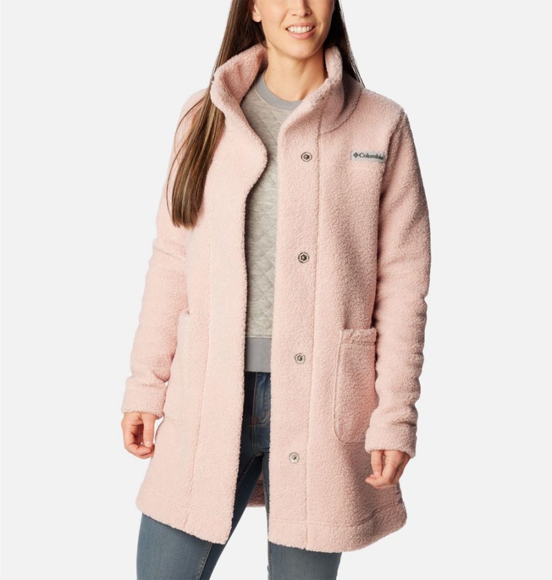 Pink Columbia Panorama Long Women's Fleece Jacket | 10452JRKA