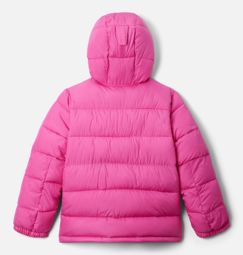 Pink Columbia Pike Lake II Hooded Kids' Jacket | 21704UQET