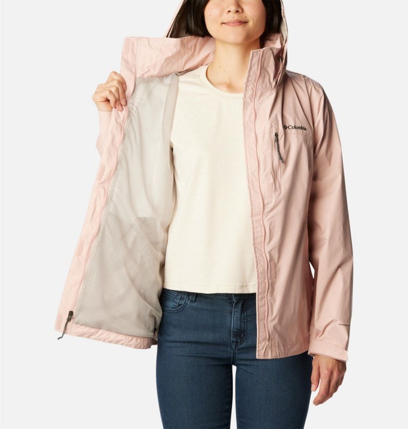 Pink Columbia Pouration Women's Rain Jacket | 06493YJQN