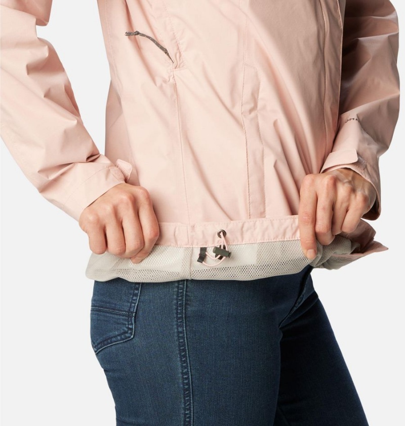 Pink Columbia Pouration Women's Rain Jacket | 06493YJQN