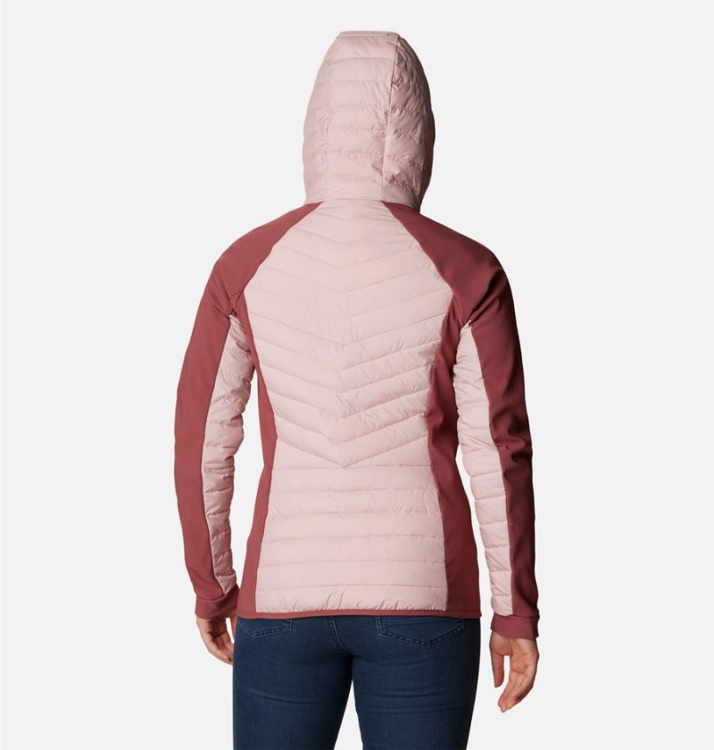 Pink Columbia Powder Lite Hybrid Hooded Women's Puffer Jacket | 93458BYJX