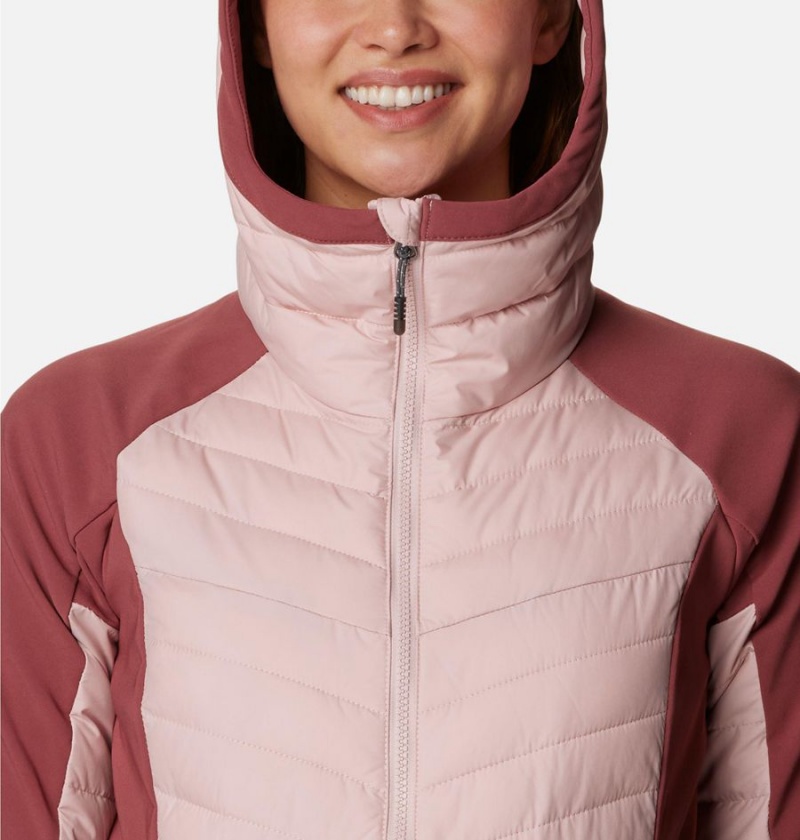 Pink Columbia Powder Lite Hybrid Hooded Women's Puffer Jacket | 93458BYJX