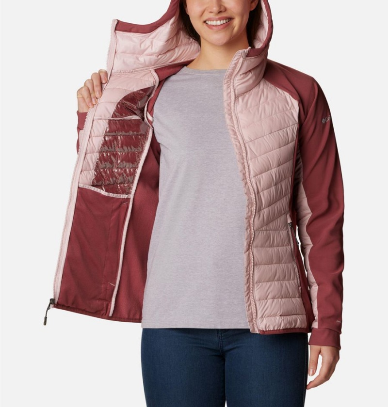 Pink Columbia Powder Lite Hybrid Hooded Women's Puffer Jacket | 93458BYJX