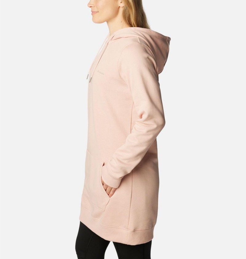 Pink Columbia Rush Valley Long Women's Hoodie | 47653TGAE