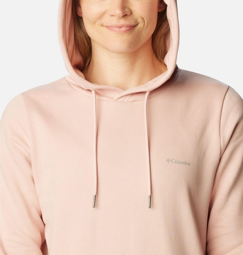 Pink Columbia Rush Valley Long Women's Hoodie | 47653TGAE