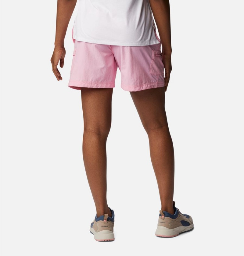 Pink Columbia Sandy River Cargo Women's Shorts | 63210USPE