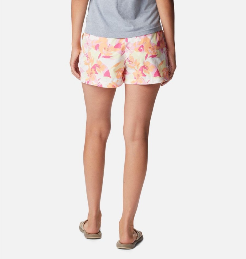 Pink Columbia Sandy River II Printed Women's Shorts | 62504UKGB