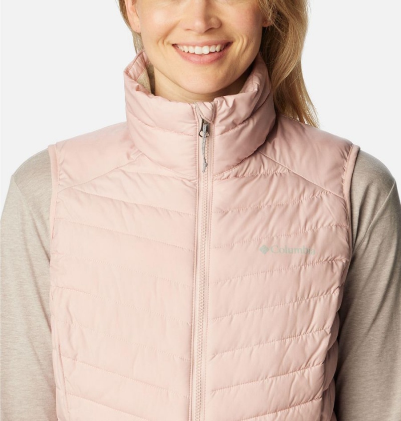 Pink Columbia Slope Edge Long Women's Vest | 15280EHUC