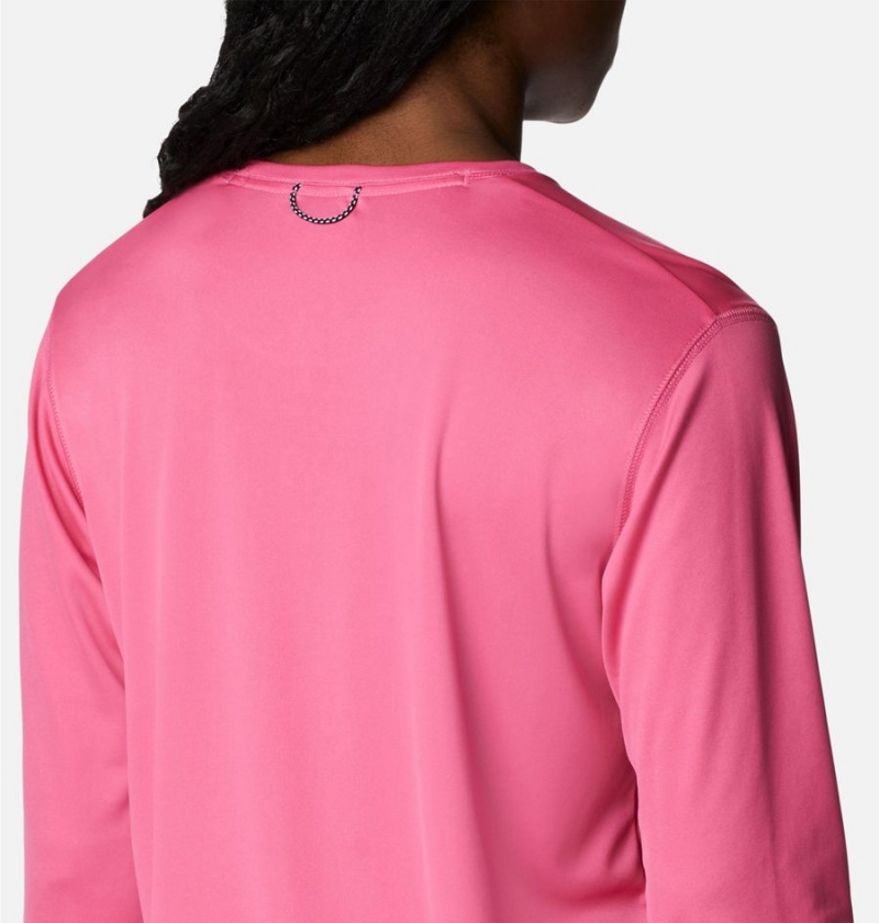 Pink Columbia Summerdry Graphic Long Sleeve Women's T-Shirt | 46328BJUH