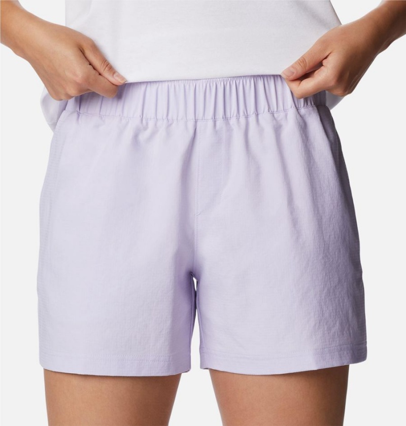 Purple Columbia Anytime Lite Women's Shorts | 91652WLJZ