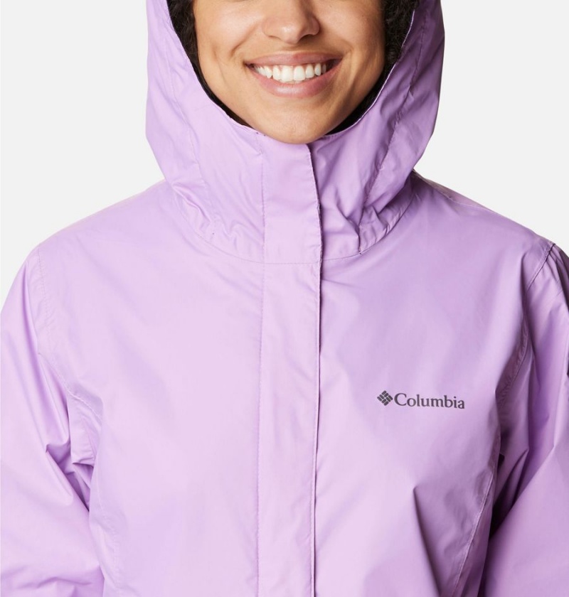 Purple Columbia Arcadia II Women's Rain Jacket | 54286RIKC