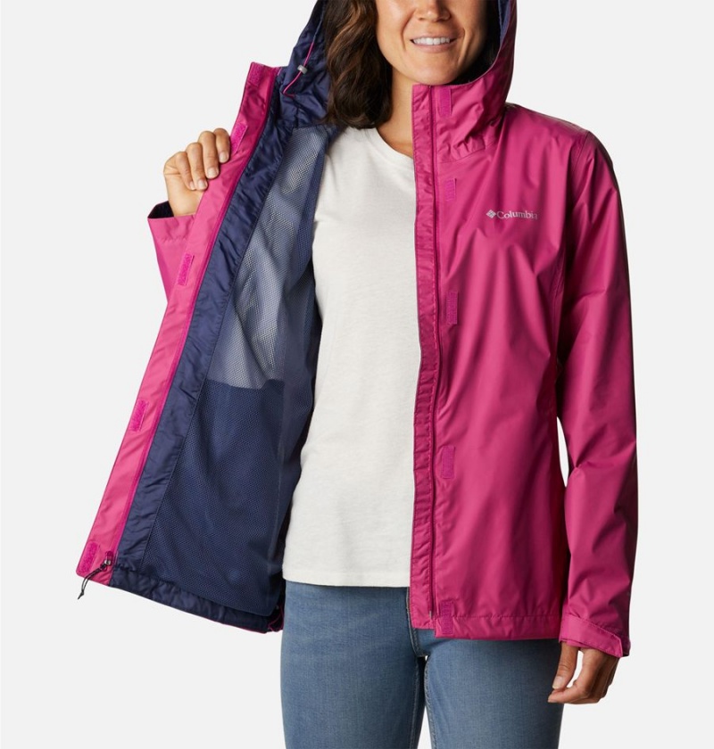 Purple Columbia Arcadia II Women's Rain Jacket | 85361AKPF