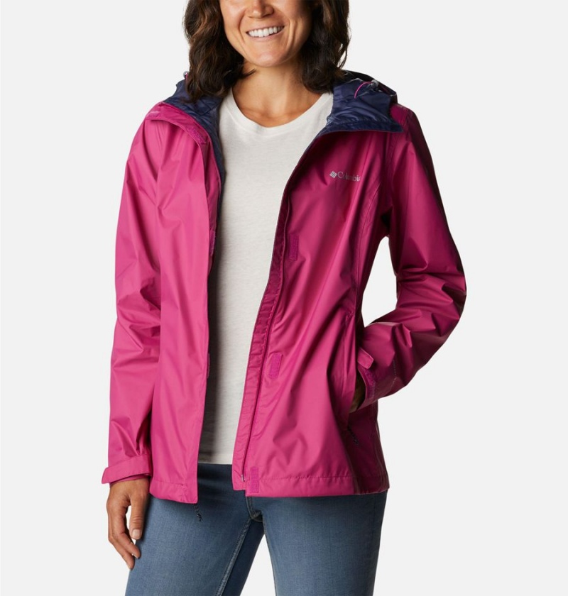 Purple Columbia Arcadia II Women's Rain Jacket | 85361AKPF